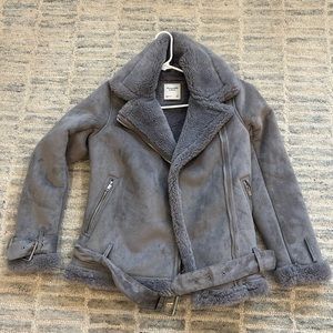 A&F Faux Sherling Jacket
